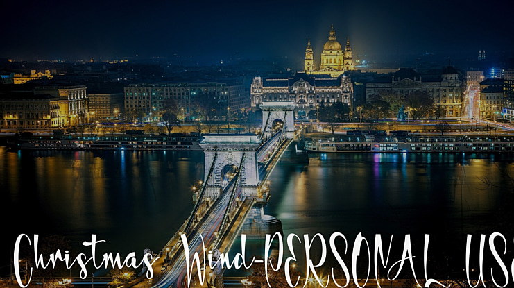 Christmas Wind-PERSONAL USE Font