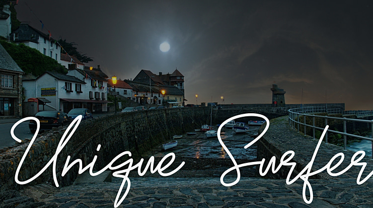 Unique Surfer Font
