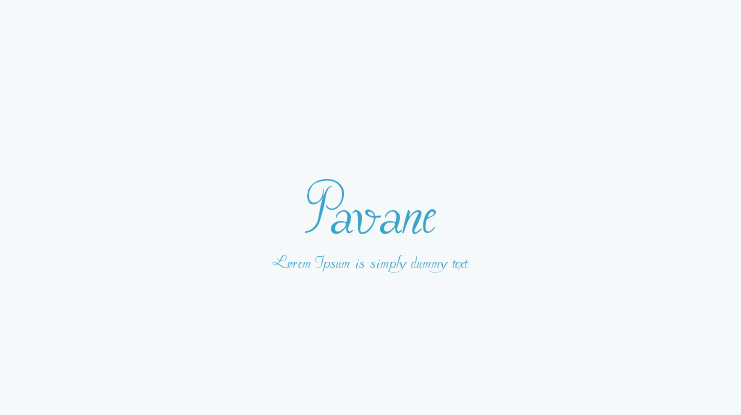 Pavane Font