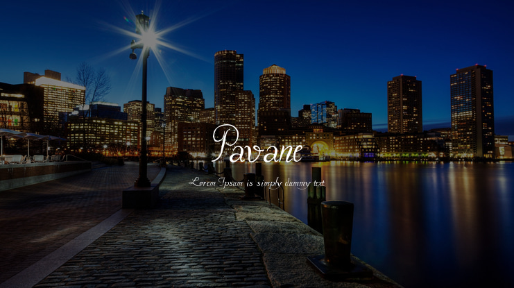 Pavane Font
