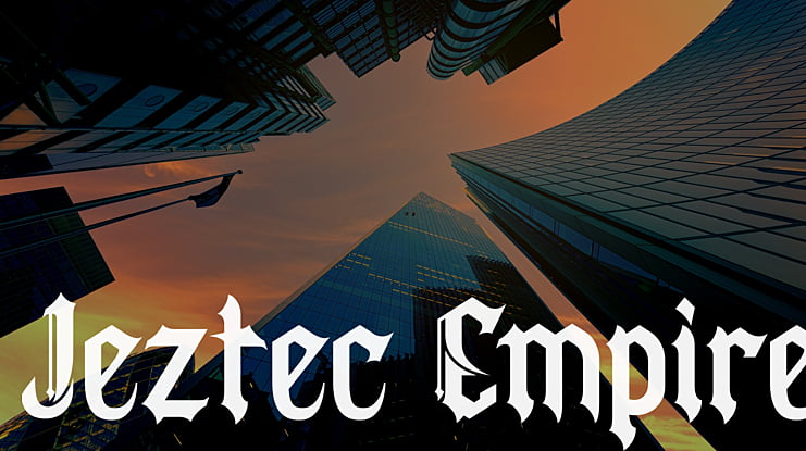 Jeztec Empire Font