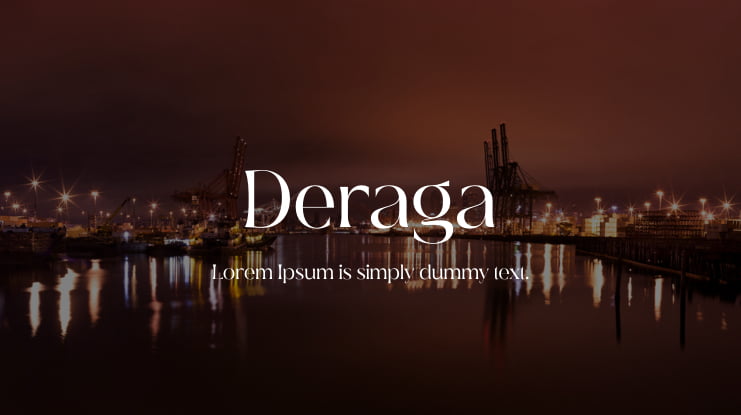 Deraga Font Family