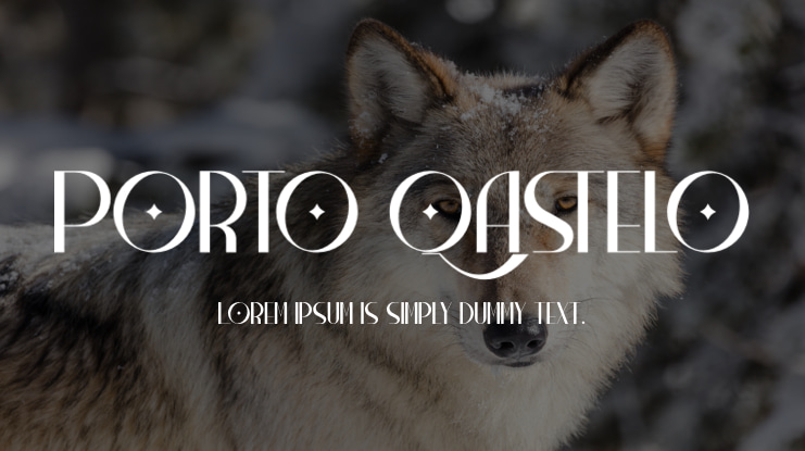 Porto Qastelo Font Family