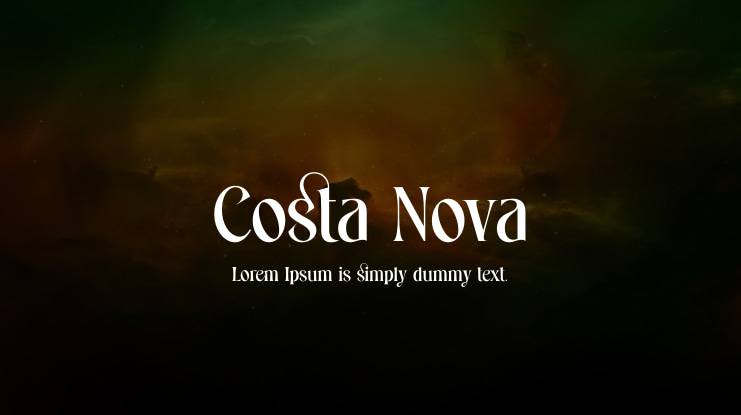 Costa Nova Font