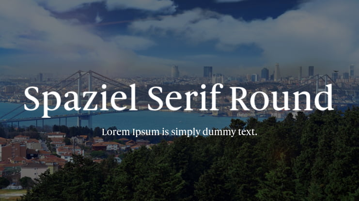 Spaziel Serif Round Font