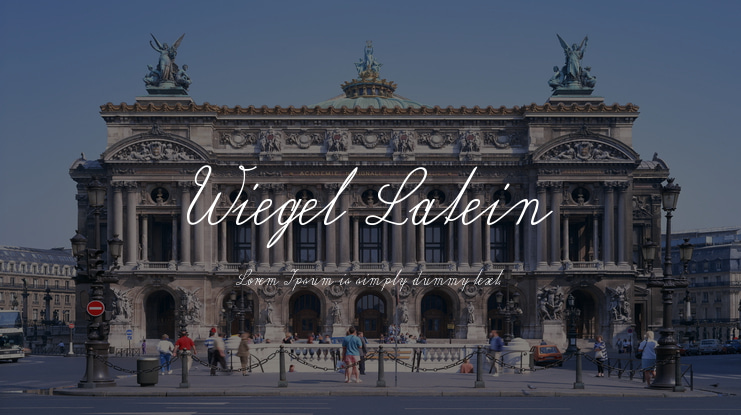 Wiegel Latein Font Family