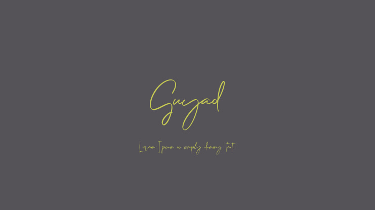 Guyad Font