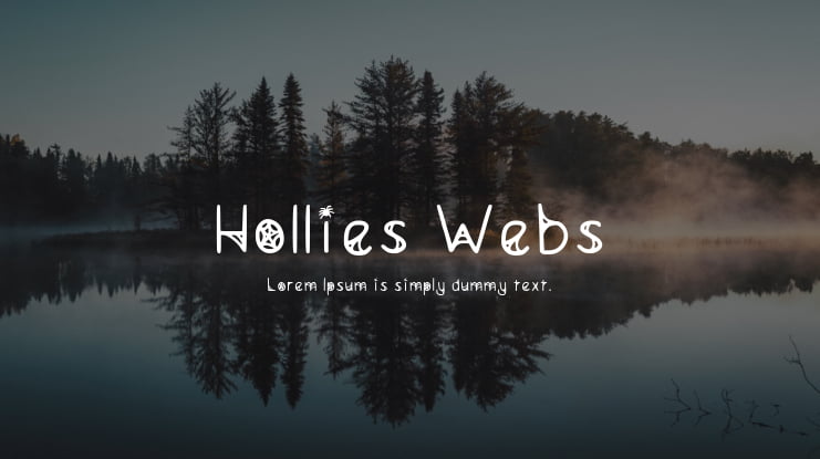 Hollies Webs Font
