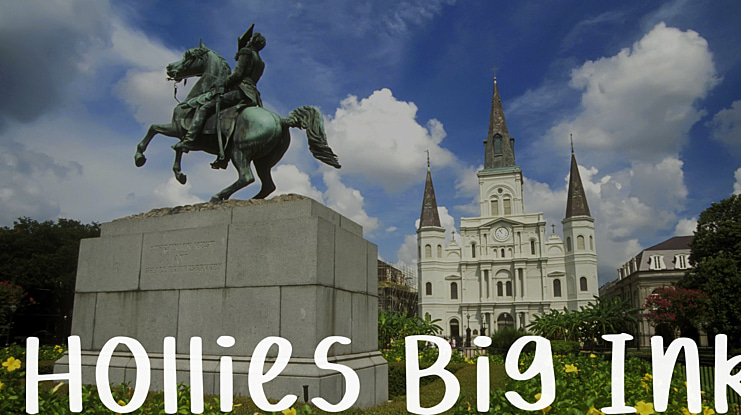 Hollies Big Ink Font