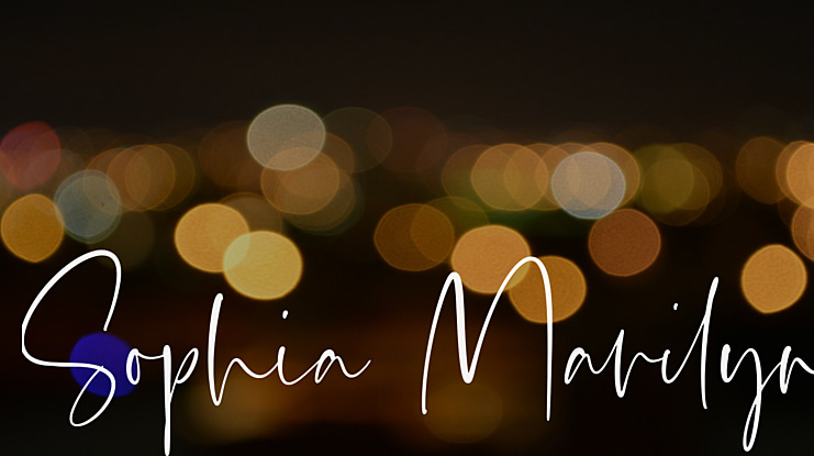 Sophia Marilyn Font