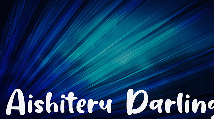 Aishiteru Darling Font