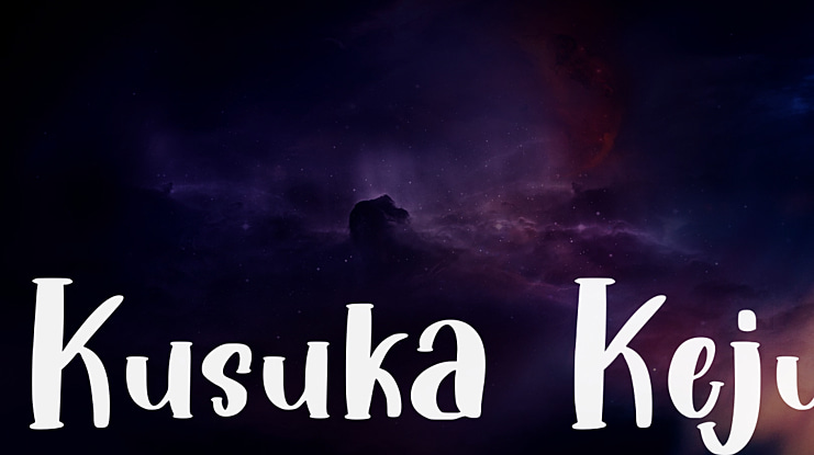 Kusuka Keju Font