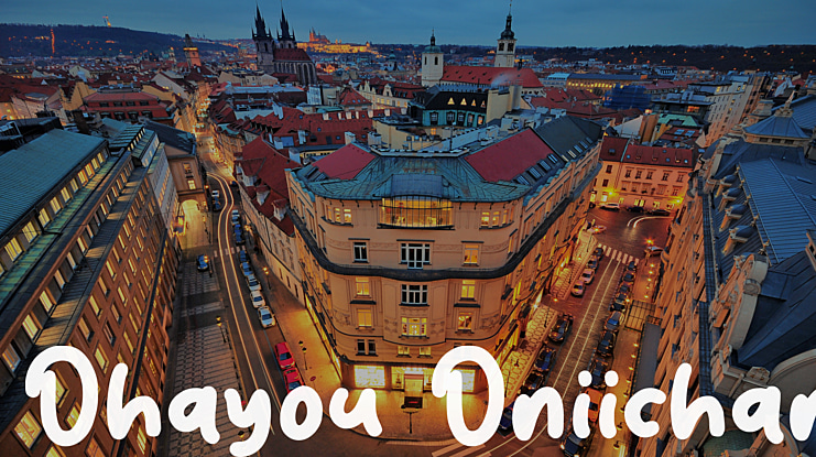 Ohayou Oniichan Font