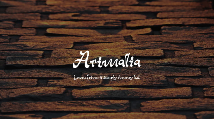 Arimalia Font