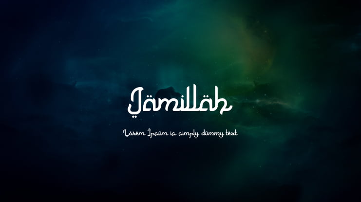 Jamillah Font