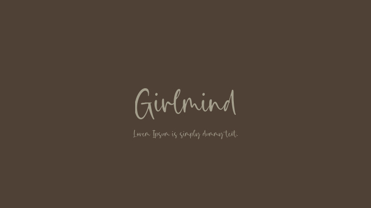 Girlmind Font