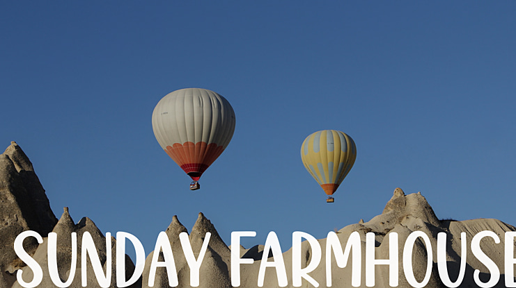 Sunday Farmhouse Font