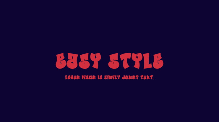 Easy Style Font