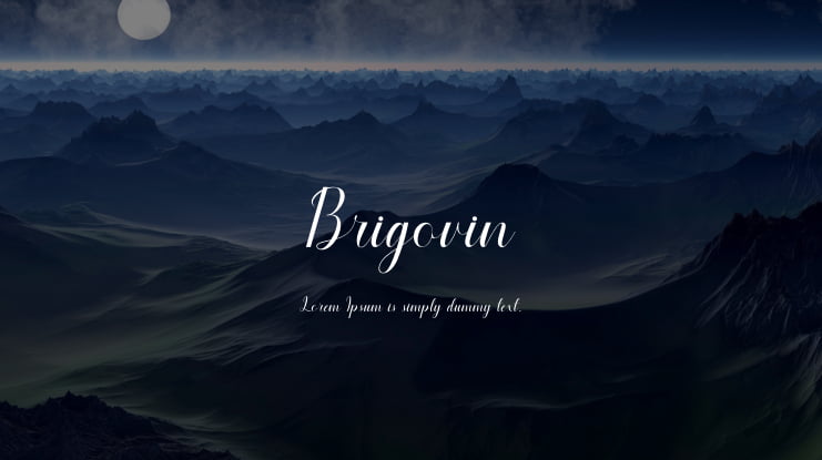 Brigovin Font