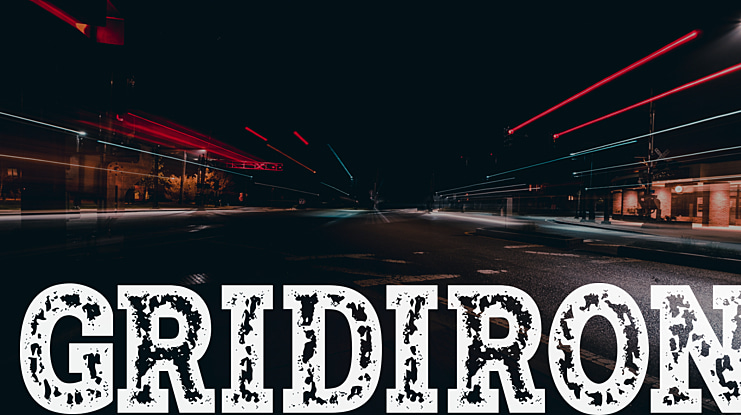 Gridiron Font