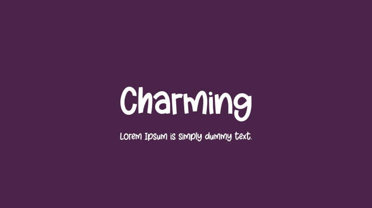 Charming Font Family