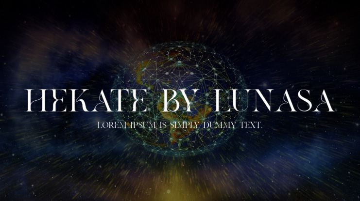 Hekate By Lunasa Font