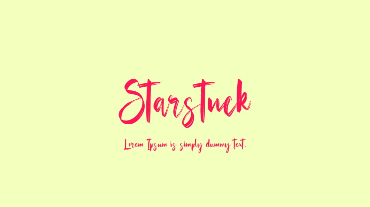 Starstuck Font