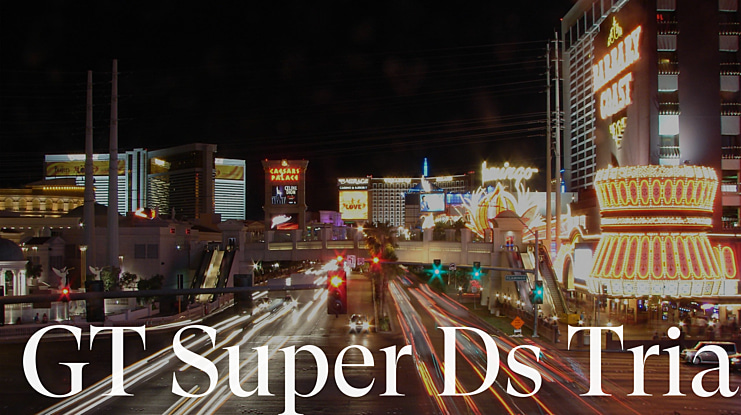 GT Super Ds Trial Font Family