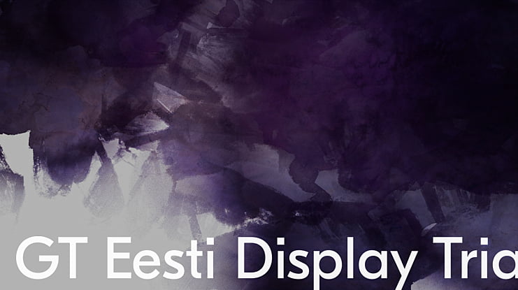 GT Eesti Display Trial Font Family