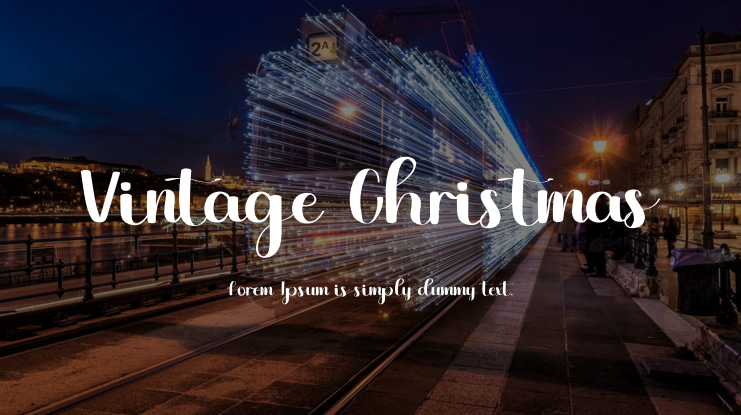 Vintage Christmas Font