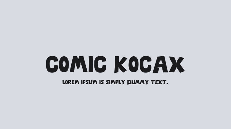 Comic Kocax Font