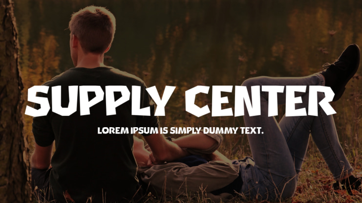 Supply Center Font