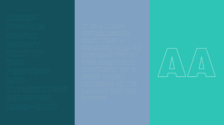 Uniqloves Hollow Font