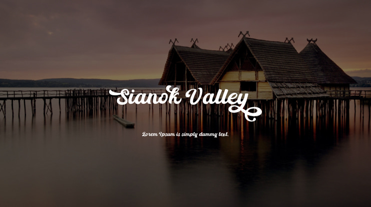 Sianok Valley Font