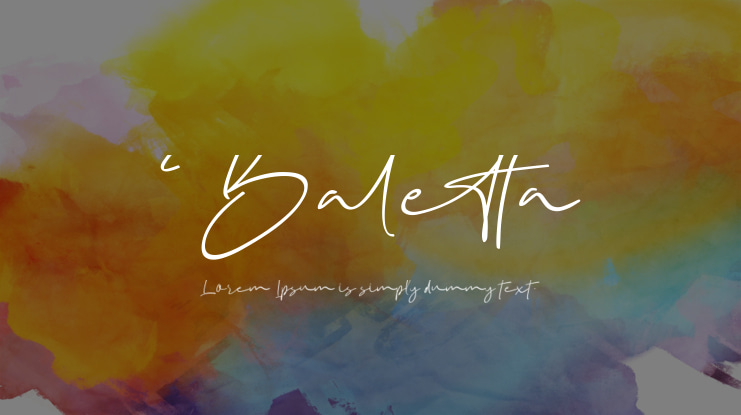Baletta Font