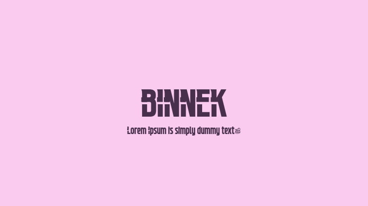 BINNEK Font Family