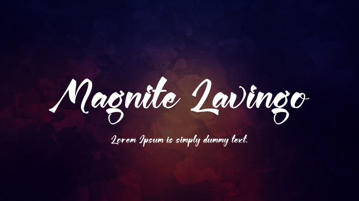 Magnite Lavingo Font