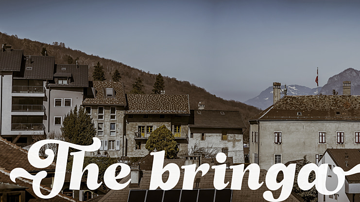 The bringa Font Family