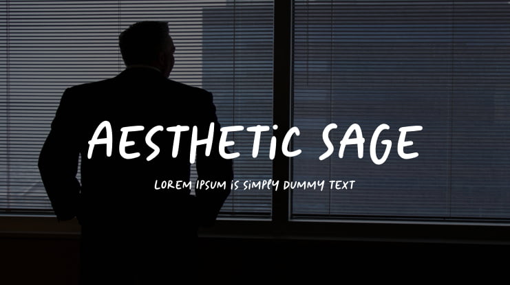 Aesthetic Sage Font