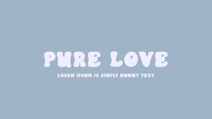 Pure Love Font