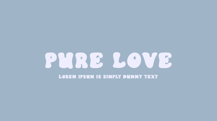 Pure Love Font