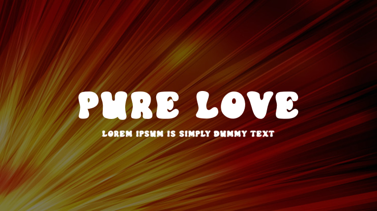 Pure Love Font