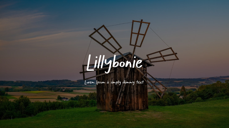 Lillybonie Font