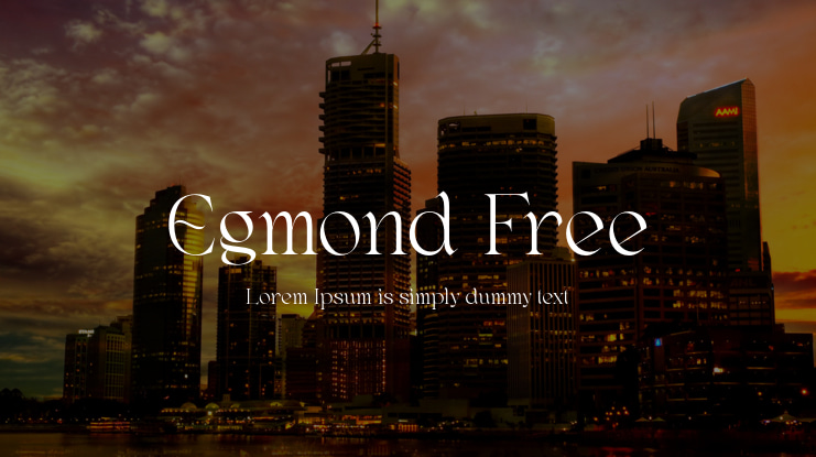 Egmond Free Font Family