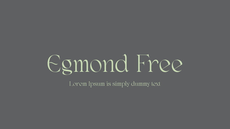 Egmond Free Font Family