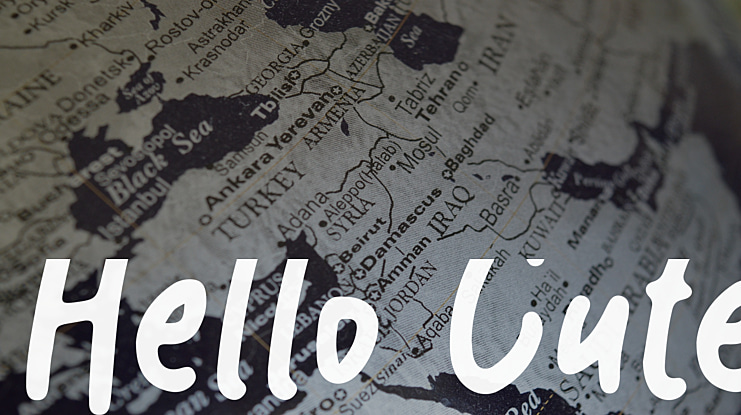 Hello Cute Font