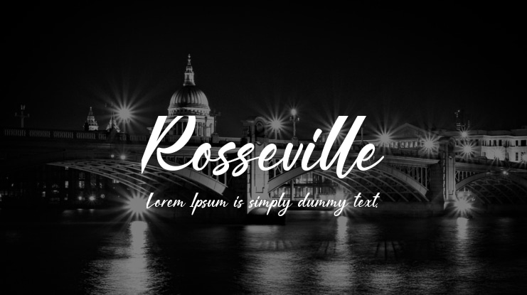 Rosseville Font