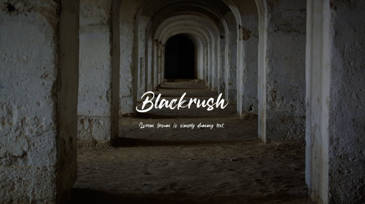 Blackrush Font
