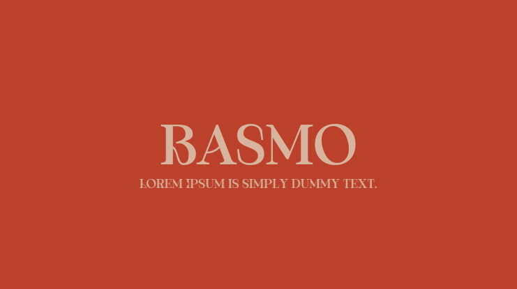 Basmo Font