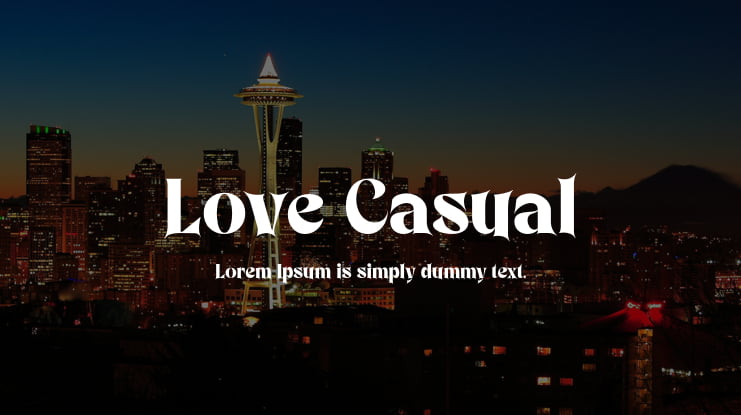 Love Casual Font